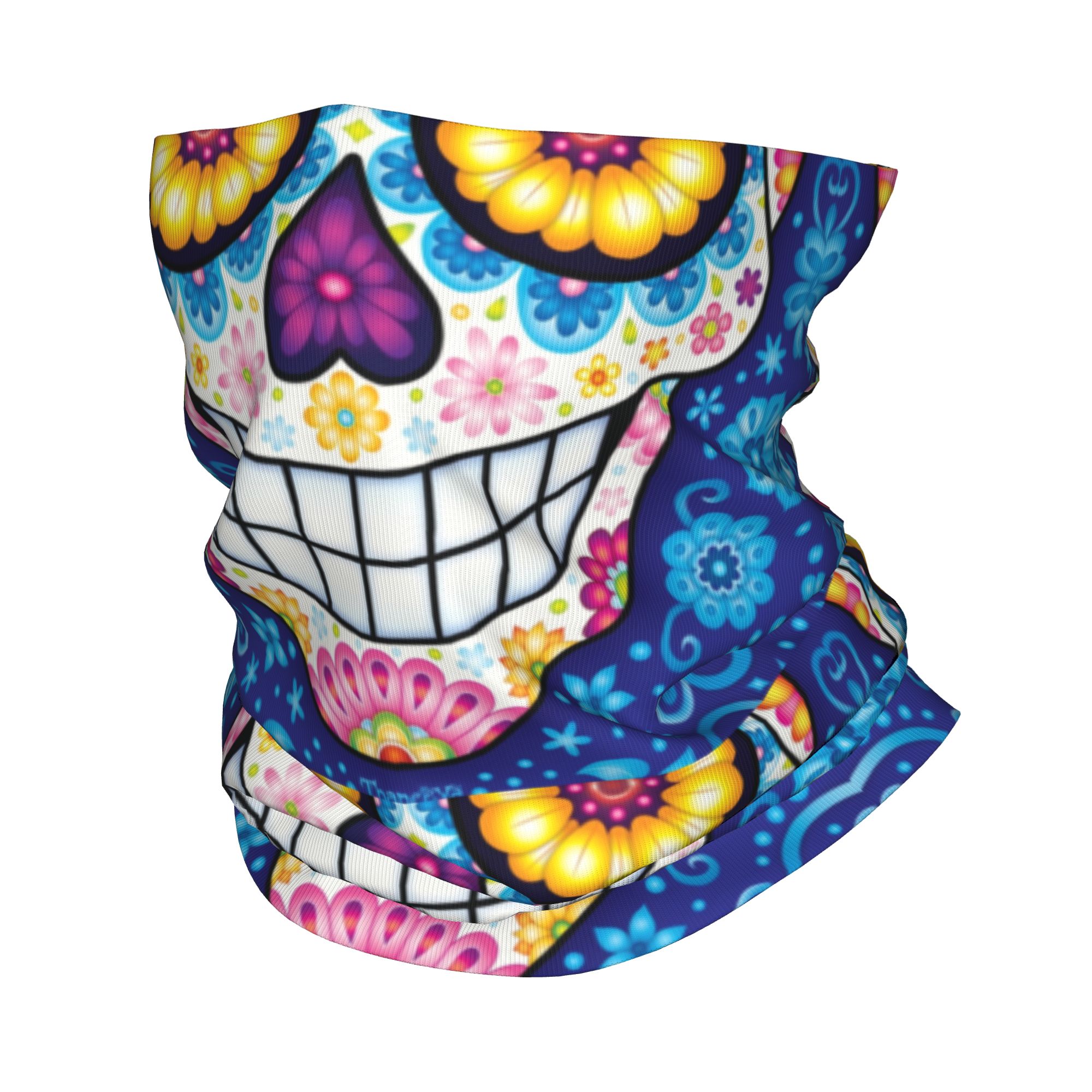 Neck Warmer Tube - Özel Ölüler Günü Şeker Kafatası Kış
