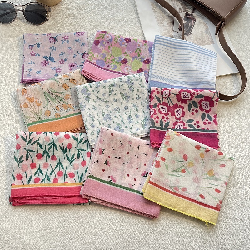 Bandana Cotton - 58 cm Yeni Bandana Tasarımcı Pamuk