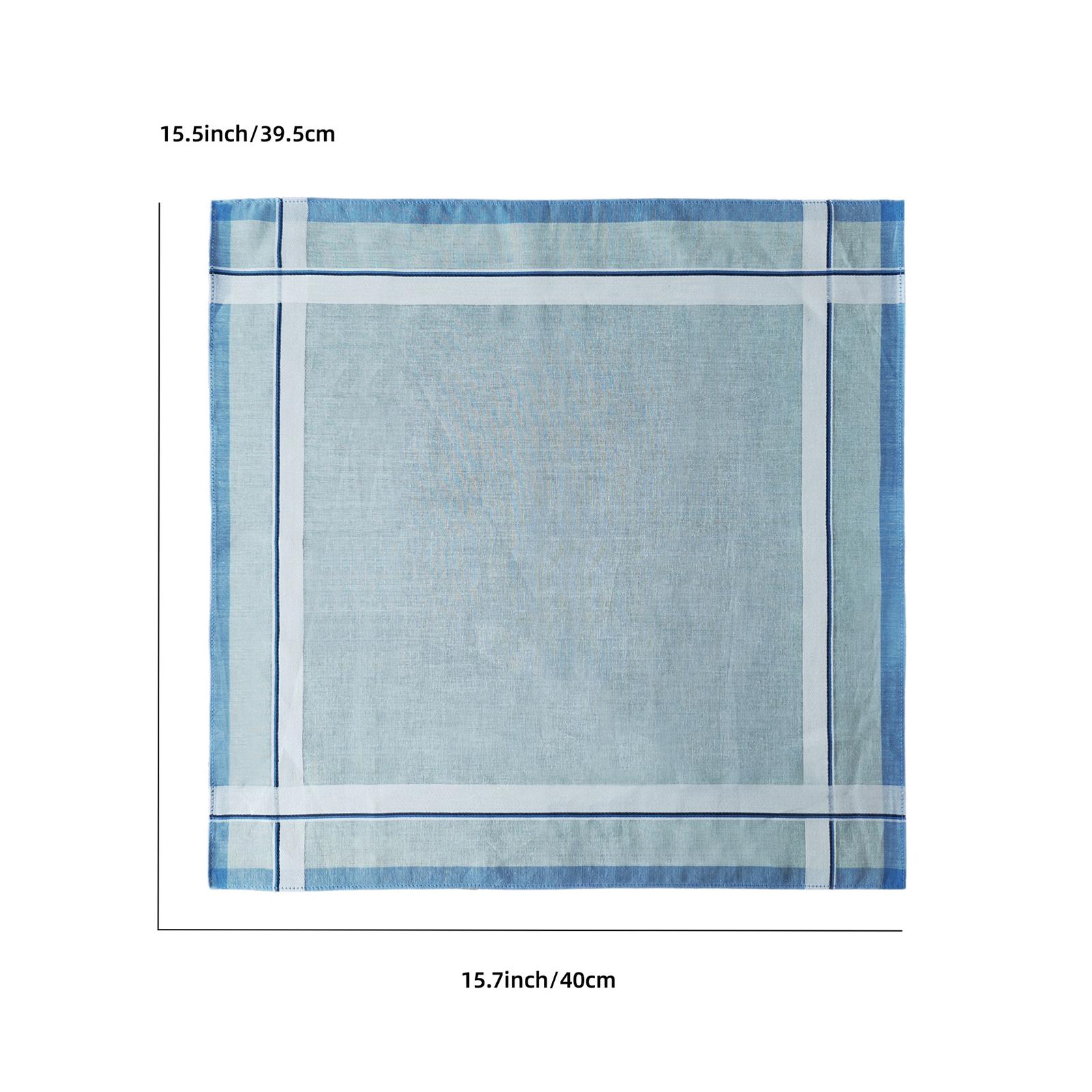 Handkerchief Cotton Men - 6 Adet Cep Mendili 40cm Pamuklu
