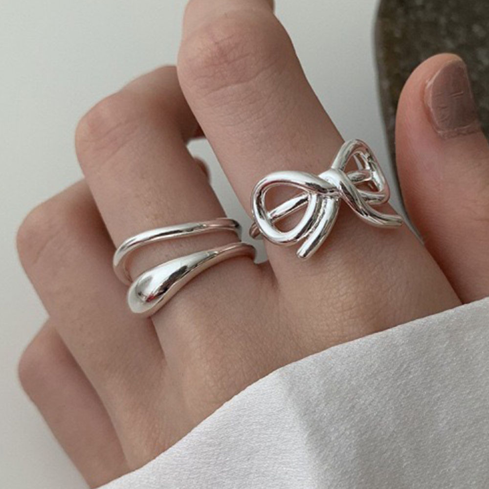 925 ayar gümüş basit yüzük kad - Tie Clip Silver incelemesi ve fiyatı