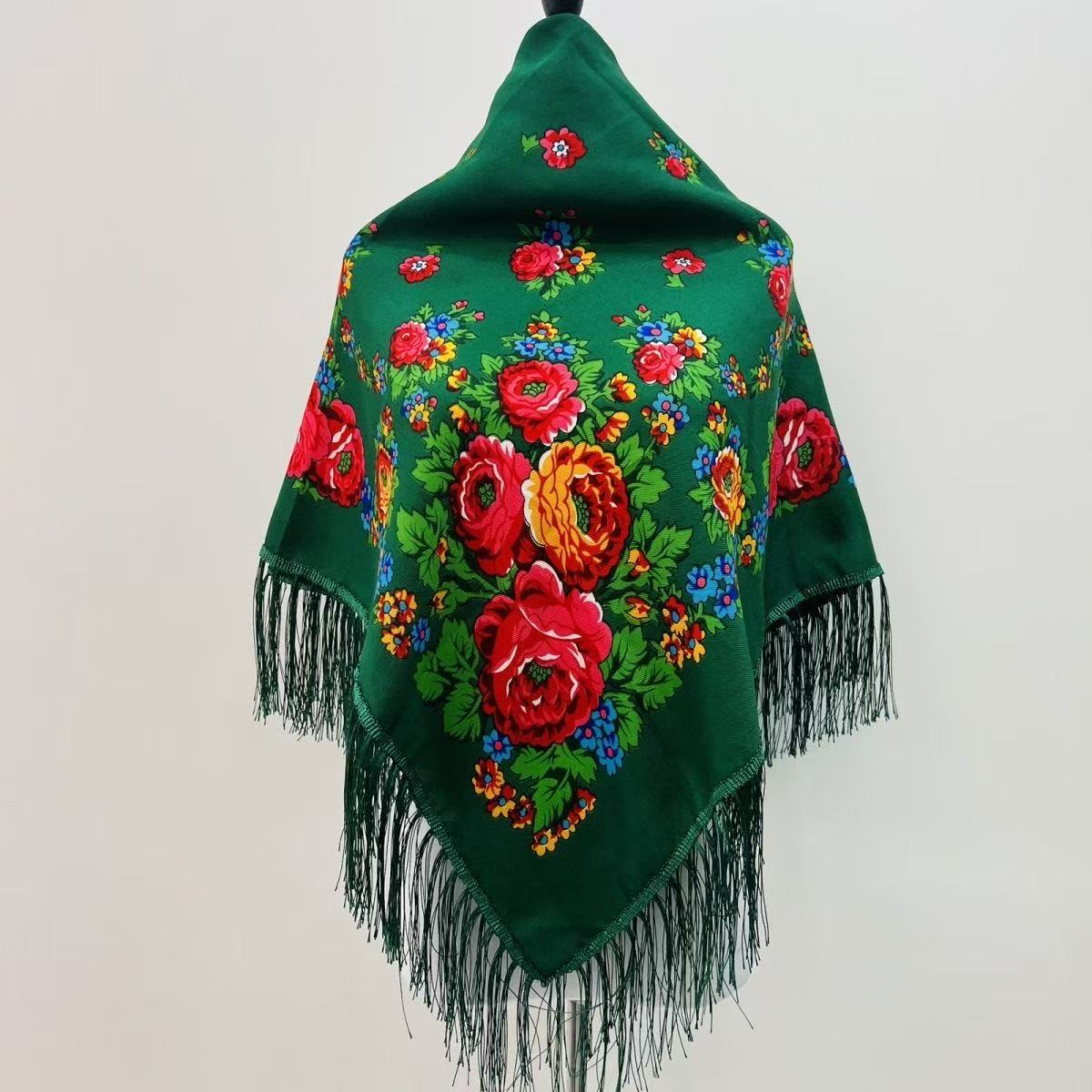 120*120 cm Lüks Çiçek Rus Ulus - Bandana Cotton incelemesi ve fiyatı