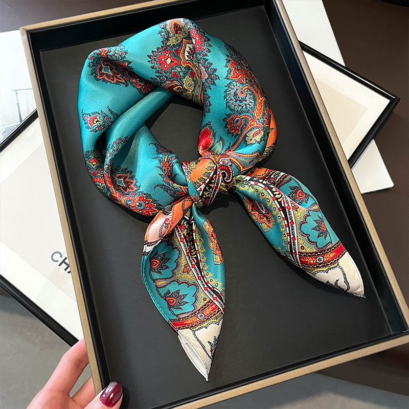 100% gerçek ipek kare eşarp ka - Ascot Neck Scarf incelemesi ve fiyatı