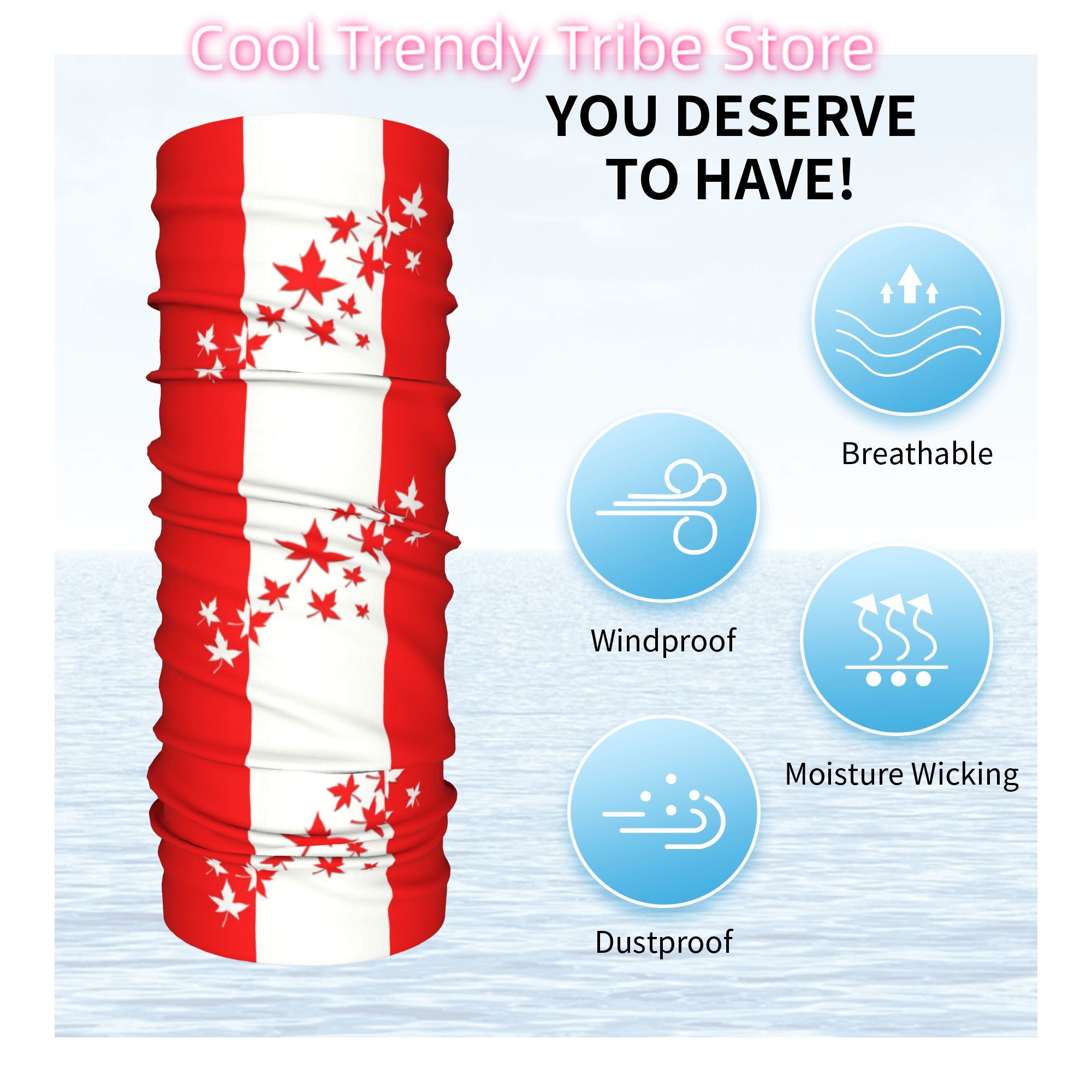 Özel Akçaağaç Yaprağı Kanada B - Neck Warmer Tube incelemesi ve fiyatı