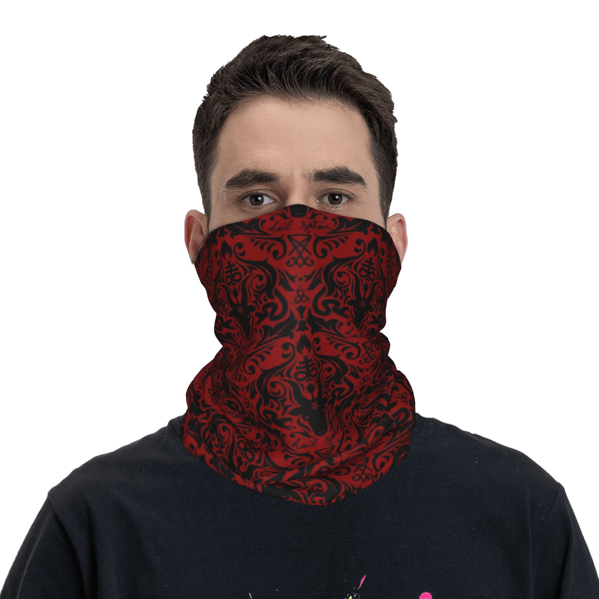 Baphomet Şam Desenli Şeytan Ka - Neck Warmer Tube incelemesi ve fiyatı