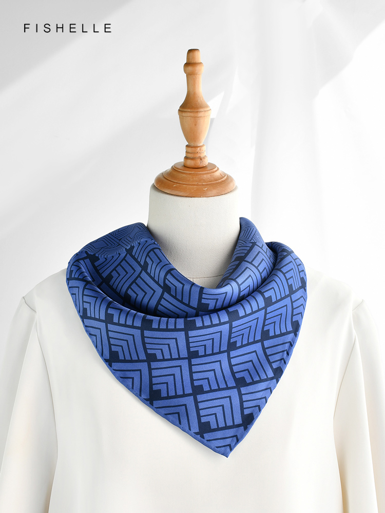 Çin klasik mavi beyaz porselen - Scarf Silk Square incelemesi ve fiyatı