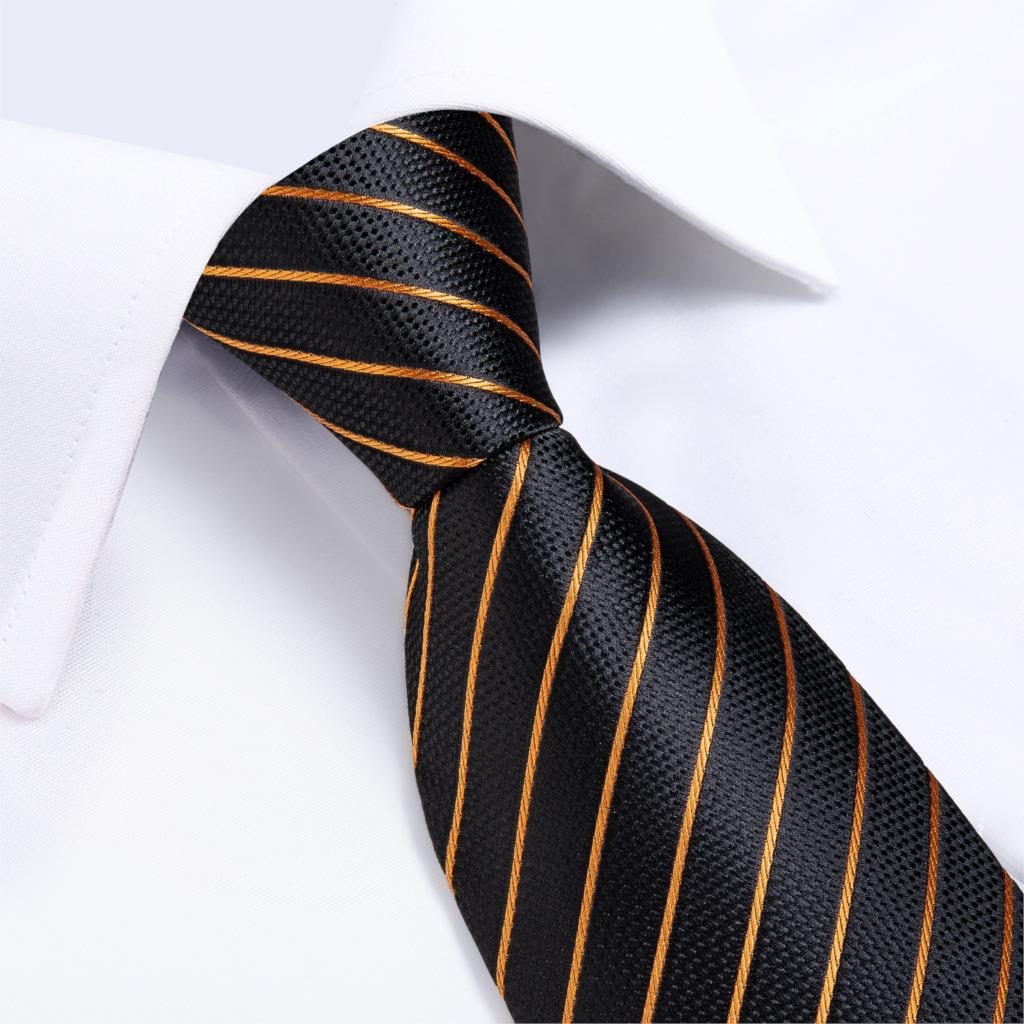 DiBanGu tasarımcı erkek düğün  - Silk Tie Striped incelemesi ve fiyatı