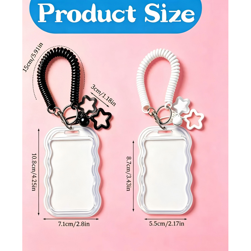 Benzersiz dalgalı kenarlı kiml - Lanyard Badge Holder incelemesi ve fiyatı