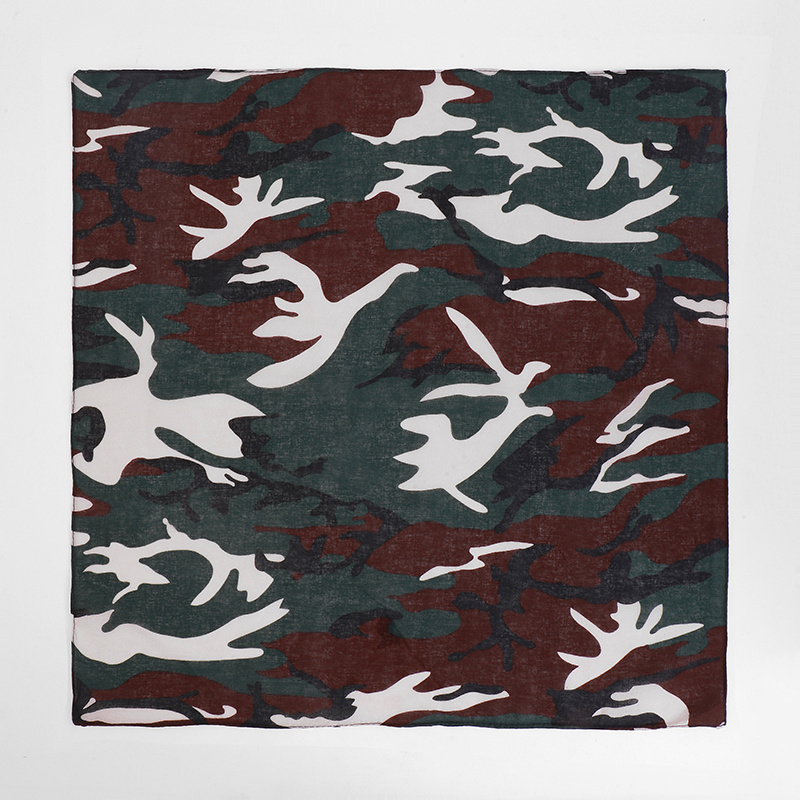53x53cm açık kamuflaj Bandana  - Bandana Cotton incelemesi ve fiyatı