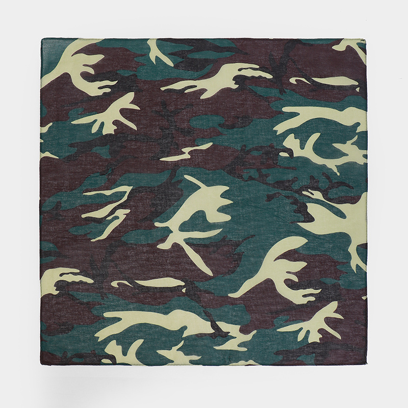 53x53cm açık kamuflaj Bandana  - Bandana Cotton incelemesi ve fiyatı